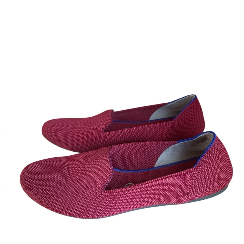 Rothy's The Loafer Red Loafer Shoes Women's flats - Picture 3 of 7